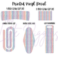 Printed Vinyl - Pastel Knit