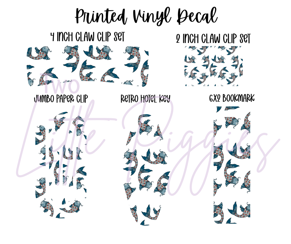 Printed Vinyl - Japanese Patterns