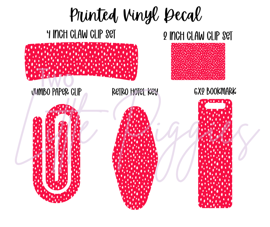 Printed Vinyl - Retro Pink Christmas