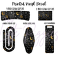Printed Vinyl - Libra - Black and Gold