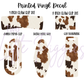 Printed Vinyl - Cowhide Collection