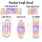 Printed Vinyl - Pastel Tie Dye