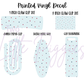 Printed Vinyl - Christmas - Navy and Berry