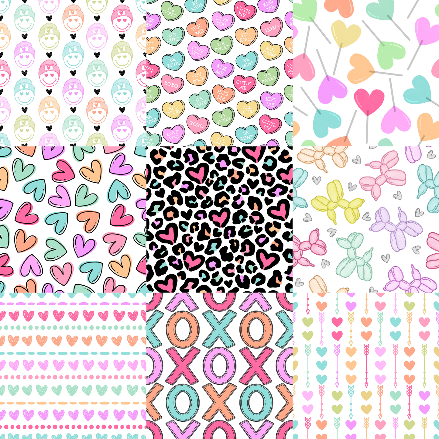 Printed Vinyl - Bright Valentine