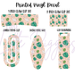 Printed Vinyl - Tropical Leaves Collection