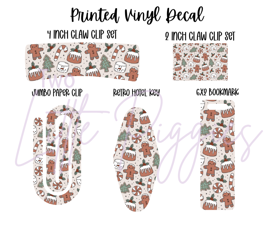 Printed Vinyl - Christmas Sweets