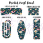 Printed Vinyl - Eclectic Floral