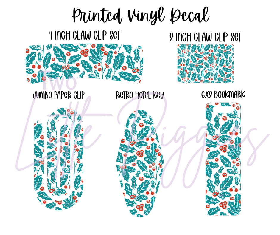 Printed Vinyl - Happy Holidays