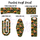 Printed Vinyl - Halloween Floral Collection