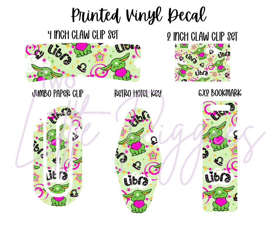 Printed Vinyl - Cutesy Zodiac