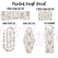 Printed Vinyl - White Knit Texture