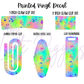Printed Vinyl - Halloween - Rainbow Halloween