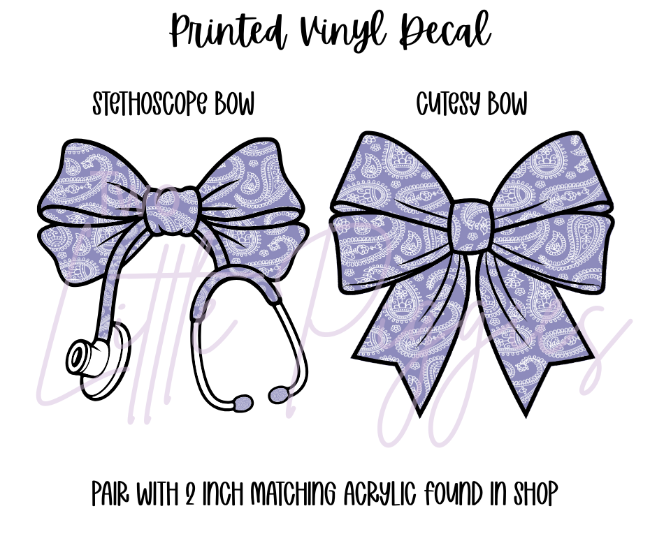 Printed Vinyl - Pastel Paisley