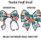 Printed Vinyl - Teal Pumpkin
