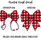Printed Vinyl - Cheer - Red and Black