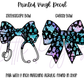 Printed Vinyl - Halloween Pastel Purple Collection