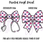Printed Vinyl - Cheer - Pink and Navy