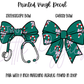Printed Vinyl - Peppermint Holiday