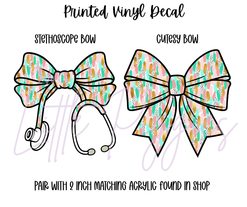 Printed Vinyl - Brushstokes
