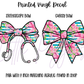 Printed Vinyl - Preppy Bows