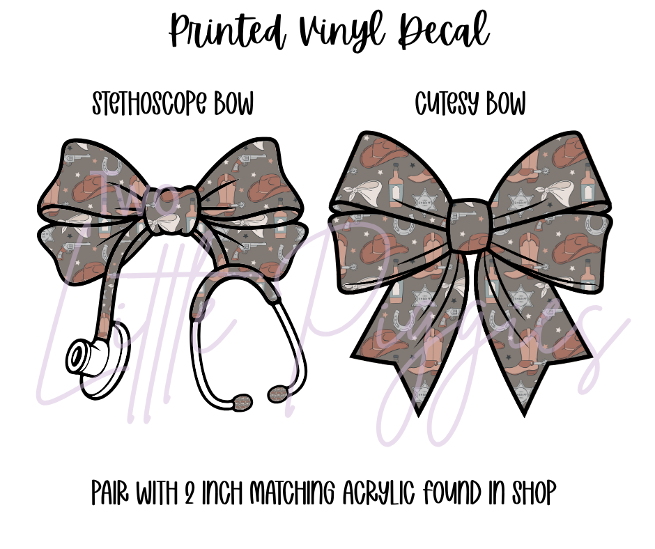 Printed Vinyl - Wild West