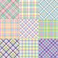 Printed Vinyl - Spring Plaid