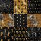 Printed Vinyl - Virgo - Black and Gold