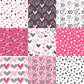 Printed Vinyl - Valentine Hearts