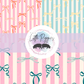 Printed Vinyl - Stripes and Bows