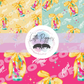 Printed Vinyl - Alani Sherbet Swirl Collection