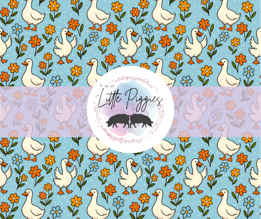Printed Vinyl - Blue Silly Goose