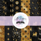 Printed Vinyl - Leo - Black and Gold