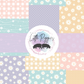 Printed Vinyl - Pastel Patchwork
