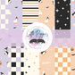 Printed Vinyl - Halloween Spooky Goose - Purple and Orange