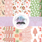 Printed Vinyl - Rosy Christmas
