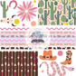 Printed Vinyl - Element Sheet - Western Cowgirl