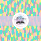 Printed Vinyl - Brushstroke - Pastel