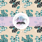 Printed Vinyl - Western Teal Bows