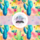Printed Vinyl - Watercolor Cactus