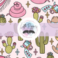 Printed Vinyl - Cutesy Cowgirl
