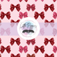 Printed Vinyl - Pink Glitter Bows