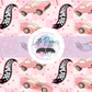 Printed Vinyl - Hot Wheels - Pink
