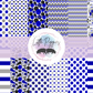 Printed Vinyl - Cheer - Royal Blue