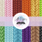 Printed Vinyl - Rainbow Knit
