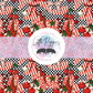 Printed Vinyl - Grunge Checkered Cherries