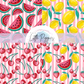 Printed Vinyl - Striped Fruit
