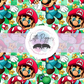 Printed Vinyl - Mario and Friends