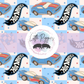 Printed Vinyl - Hot Wheels - Blue