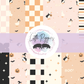 Printed Vinyl - Halloween Spooky Goose - Pink and Orange