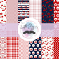 Printed Vinyl - 4th of July - Cherries